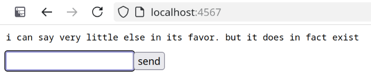 i can say very little else in its favor. but it does in fact exist